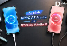 So sánh OPPO A7 Pro 5G và REDMI Note 17 Pro Max 5G chi tiết So sánh OPPO A7 Pro 5G và REDMI Note 17 Pro Max 5G chi tiết