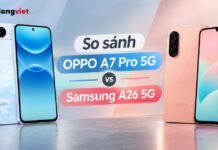 So sánh OPPO A7 Pro 5G và Samsung Galaxy A26 5G: Nên chọn pin lớn hay dùng lâu dài? So sánh OPPO A7 Pro 5G và Samsung Galaxy A26 5G: Nên chọn pin lớn hay dùng lâu dài?