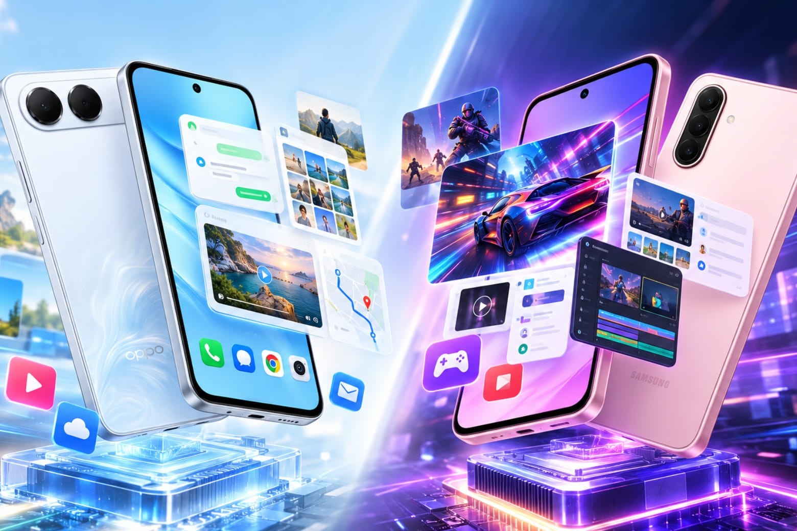 So sánh OPPO A7 Pro 5G và Samsung A27 5G: Nên mua máy nào? 12 Hai vi xử lý đáp ứng nhu cầu sử dụng hằng ngày