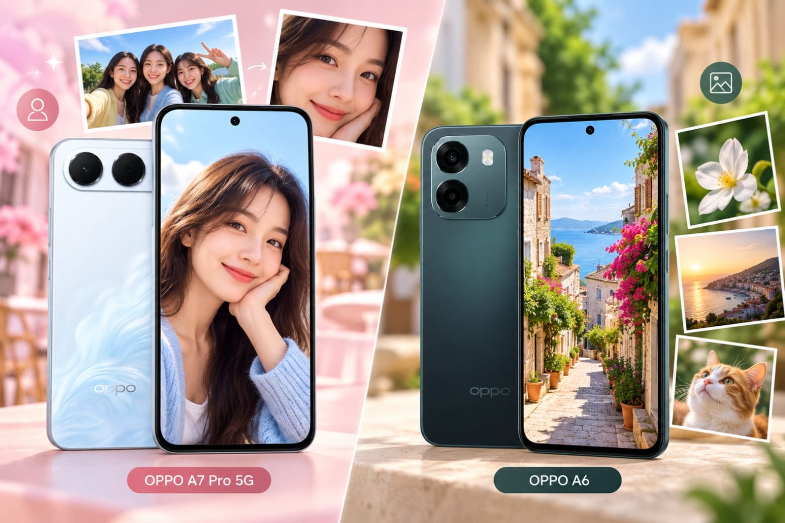 So sánh OPPO A7 Pro và OPPO A6: Khác biệt ở đâu? 11 Camera chính tương đồng, nhưng A7 Pro nổi bật với selfie 50MP