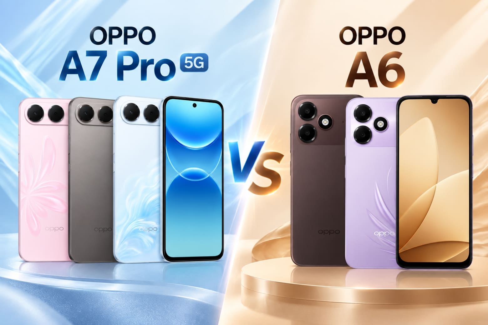 So sánh OPPO A7 Pro và OPPO A6c: Khác biệt ở đâu? 14 Lựa chọn phụ thuộc ưu tiên về hiệu năng, camera, pin và kết nối