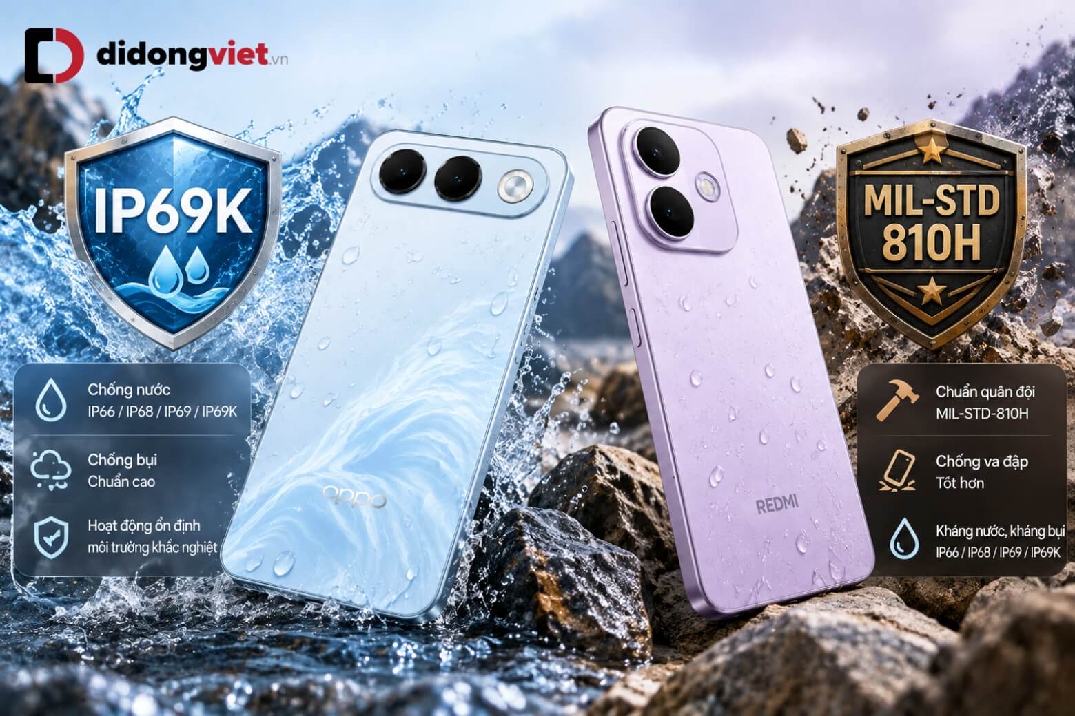 So sánh OPPO A7 Pro và REDMI Note 17 Pro 5G: Nên chọn pin bền hay hiệu năng mạnh? 14 So sánh OPPO A7 Pro và REDMI Note 17 Pro 5G độ bền