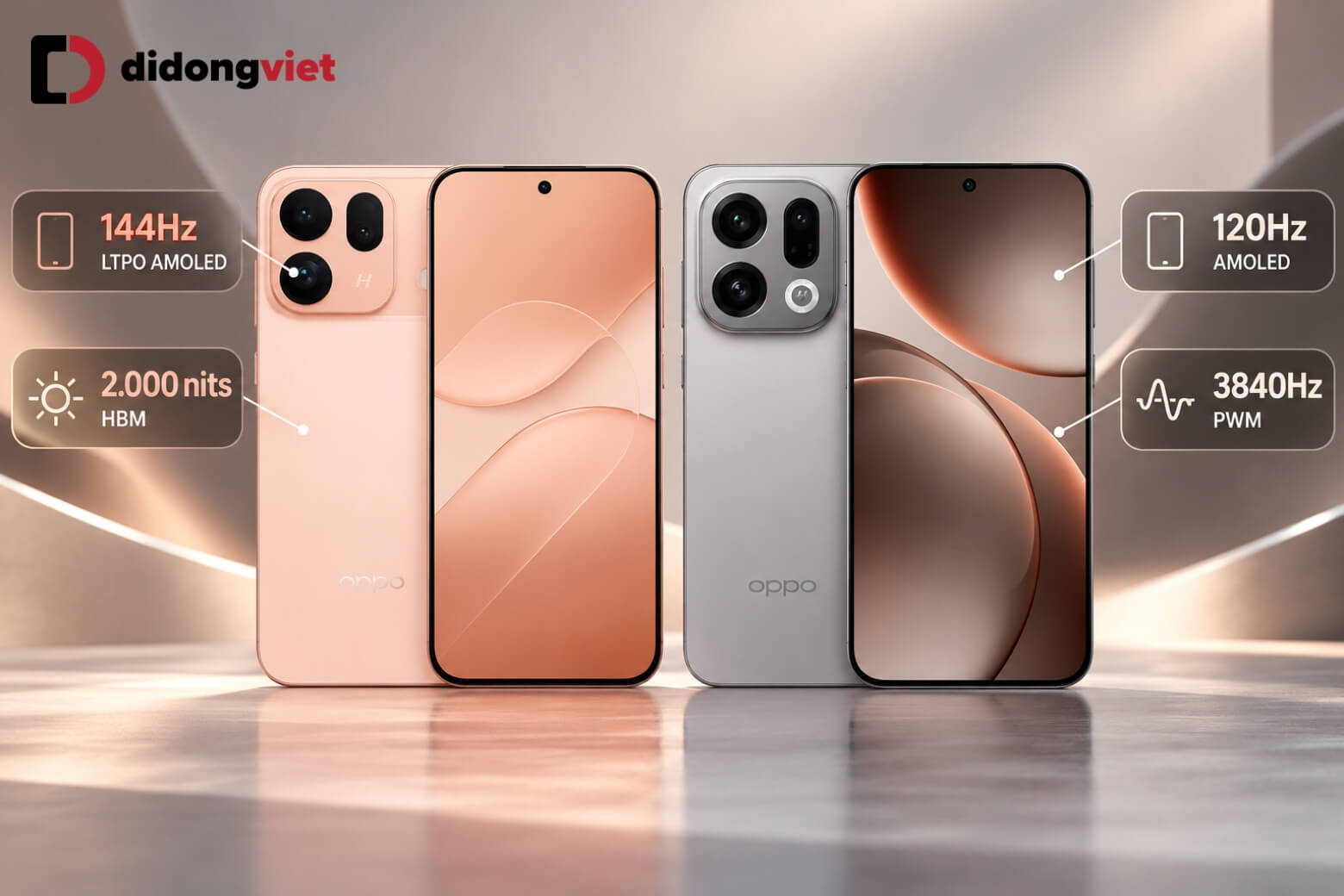 So sánh OPPO Find X10 và OPPO Find X9: Đột phá thực tế hay nâng cấp vừa đủ? 9 So sánh OPPO Find X10 và OPPO Find X9 về màn hình