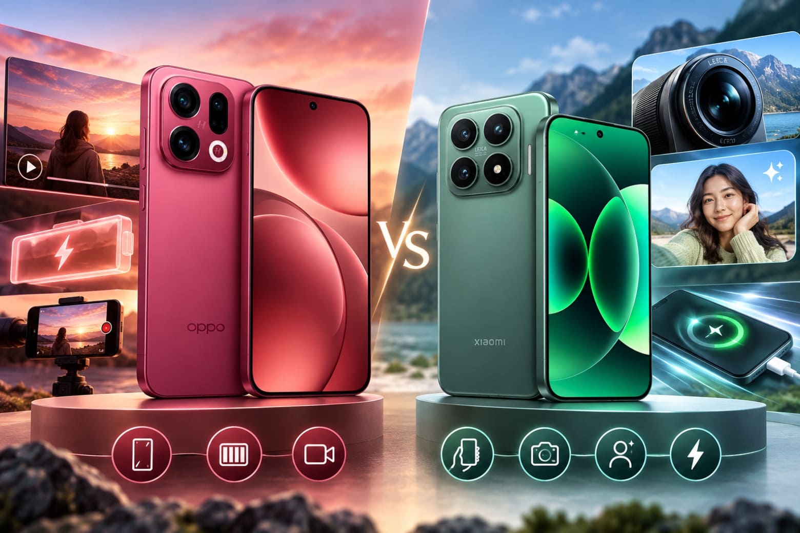 So sánh OPPO Find X9 và Xiaomi 17: Flagship nào phù hợp hơn? 17 Lựa chọn phụ thuộc vào ưu tiên màn hình, camera, pin và thiết kế