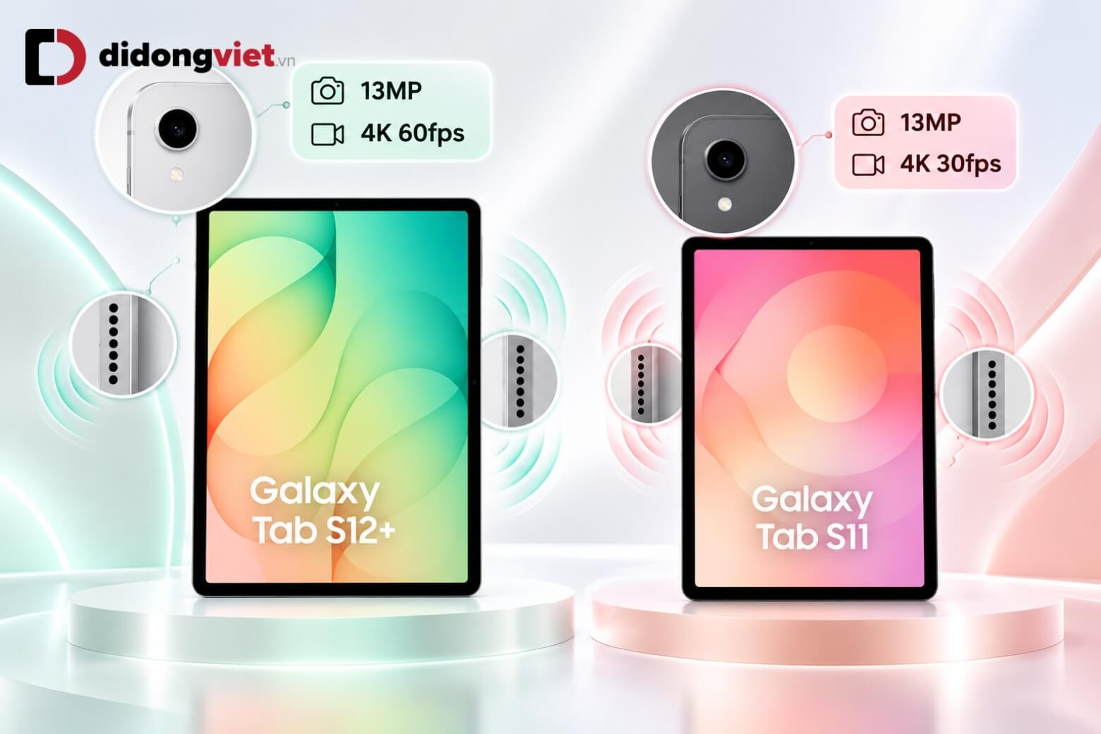 So sánh Samsung Galaxy Tab S12 Plus và Tab S11: Khác biệt ở đâu? 11 So sánh Samsung Galaxy Tab S12 Plus và Tab S11 camera