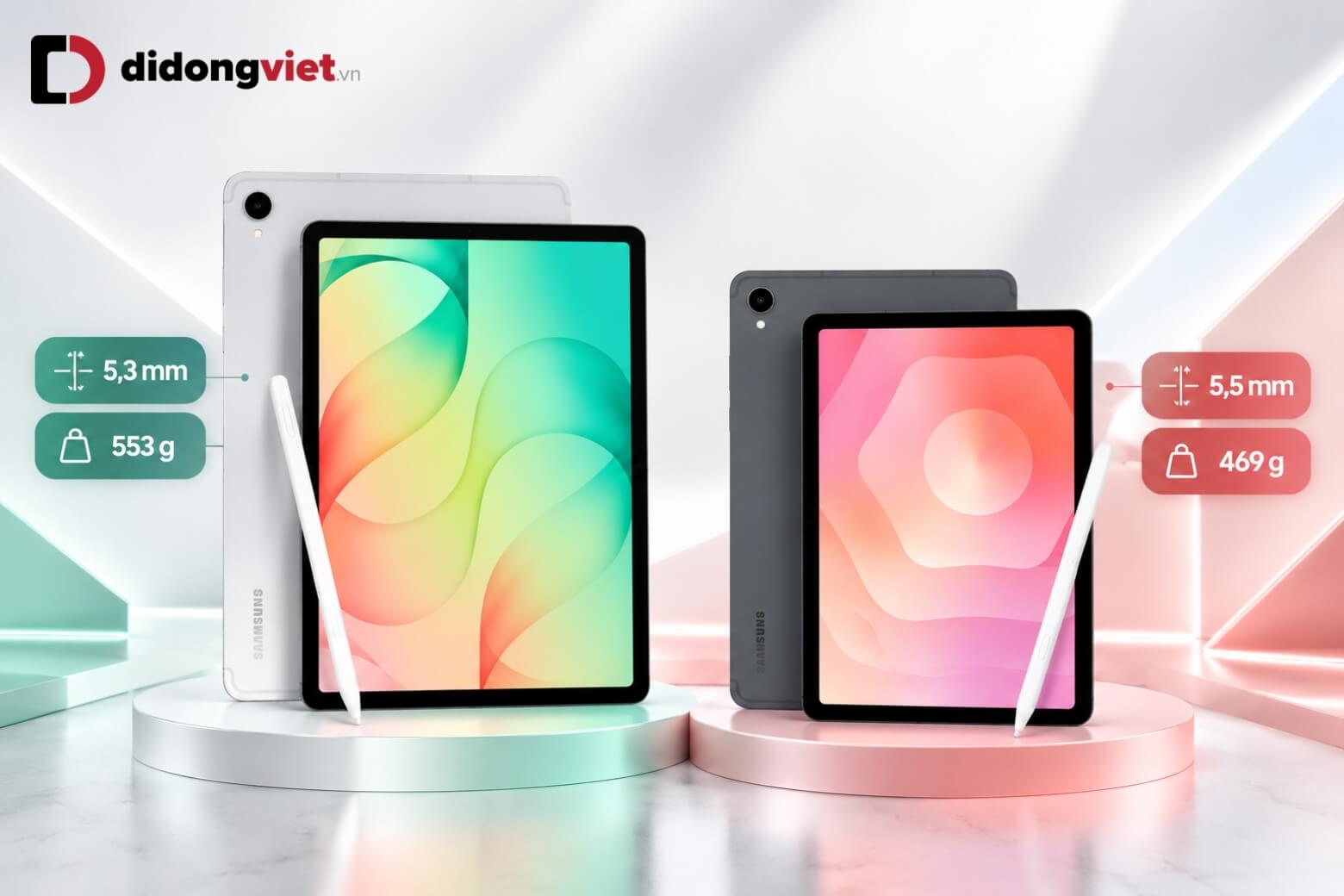 So sánh Samsung Galaxy Tab S12 Plus và Tab S11: Khác biệt ở đâu? 8 So sánh Samsung Galaxy Tab S12 Plus và Tab S11 thiết kế