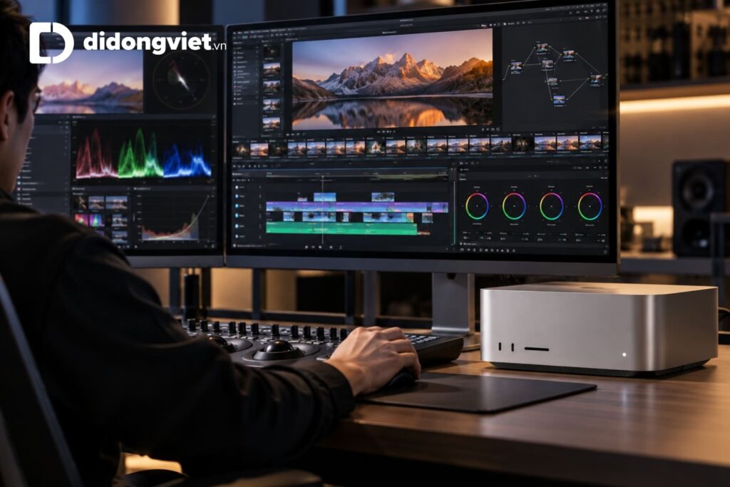 Trên tay Mac Studio M5 Max: Hiệu năng thực tế và bài toán đầu tư 7 Trên tay Mac Studio M5 Max