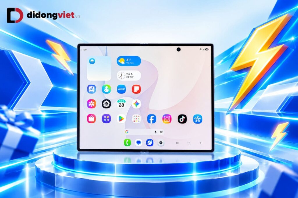Samsung sale bùng nổ: Chớp deal giá hời, lên đời Galaxy Z Fold8 Ultra, Fold8 và Flip8 đúng gu tại Di Động Việt 15 Samsung sale bùng nổ: Chớp deal giá hời, lên đời Galaxy Z Fold8 Ultra, Fold8 và Flip8 đúng gu tại Di Động Việt