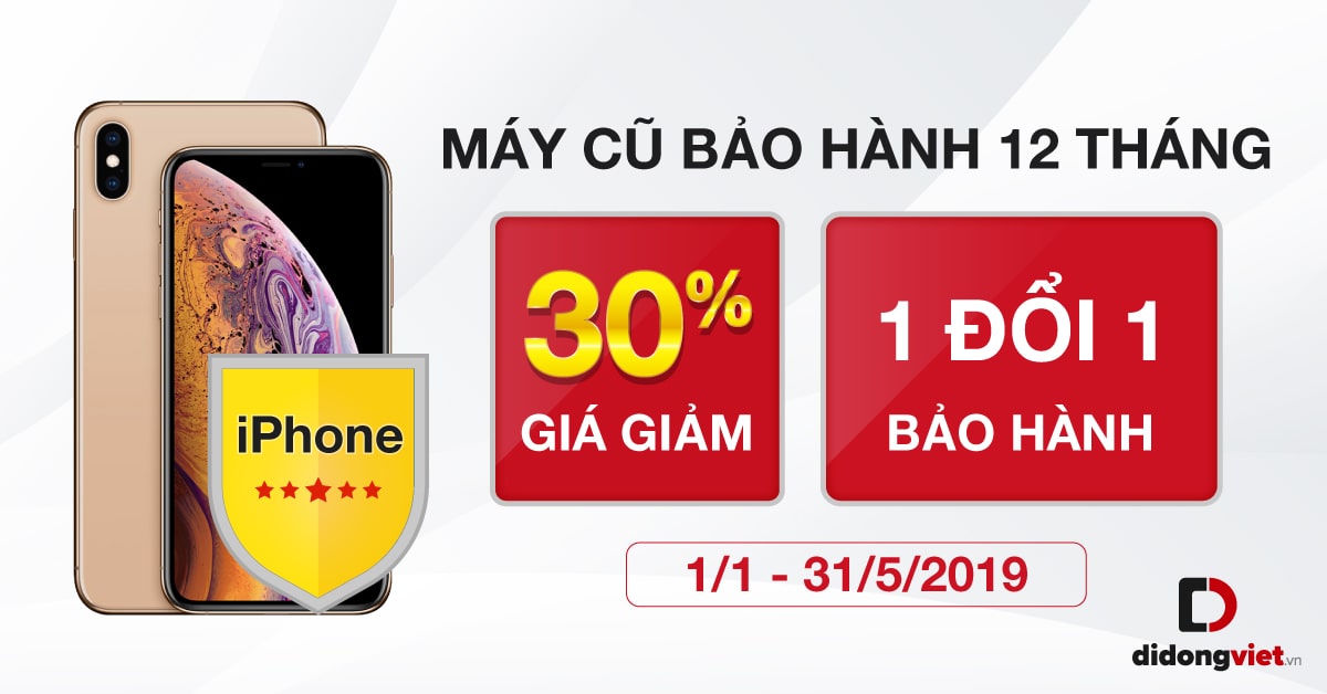 Khuyến mãi hot: Giảm 30% gói bảo hành mở rộng cho iPhone