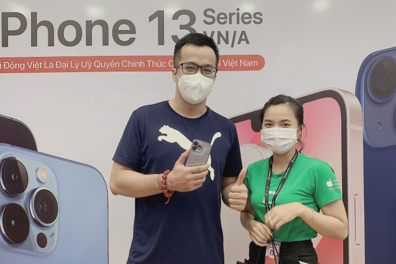Mua iPhone 13 tại cửa hàng chuẩn AAR Di Động Việt
