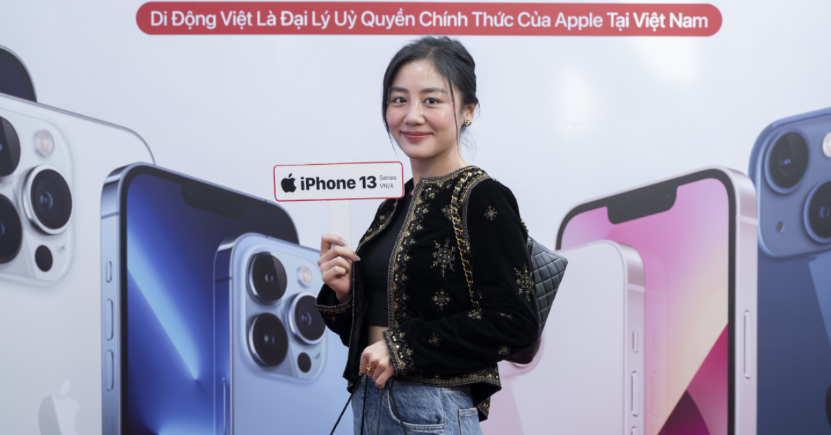 Cảm ơn ca sĩ Văn Mai Hương đã tin tưởng chọn mua iPhone 13 Pro Max tại Di Động Việt