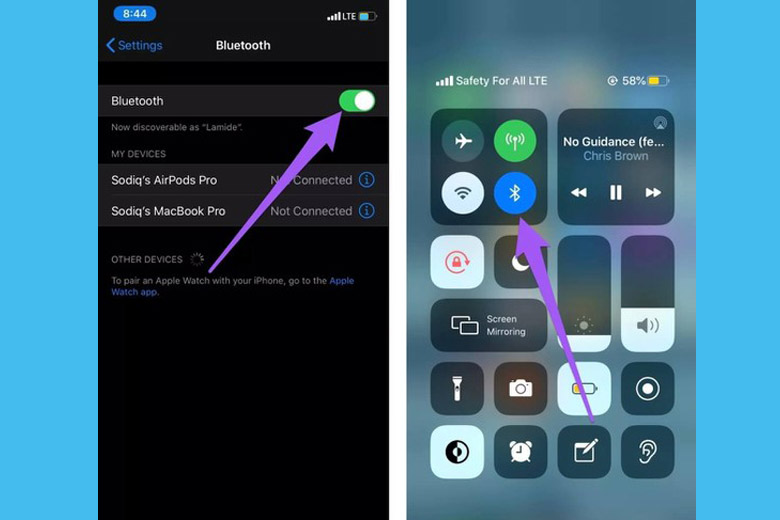 Cách kết nối AirPods