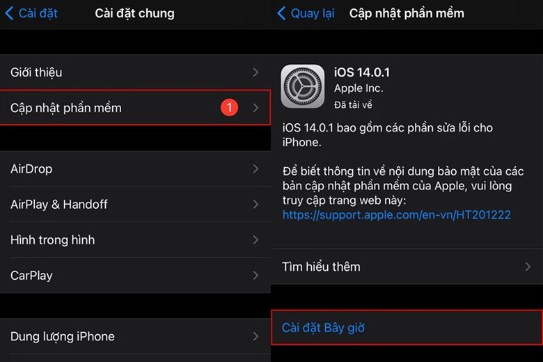 iPhone không kết nối được WiFi