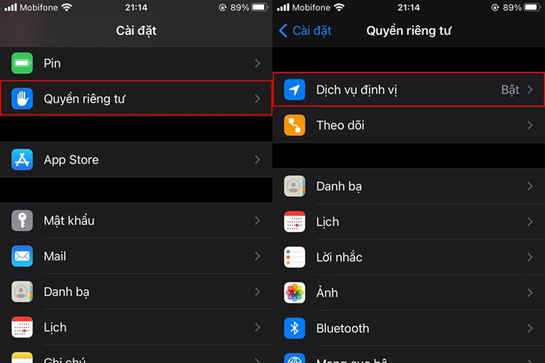 iPhone không kết nối được WiFi