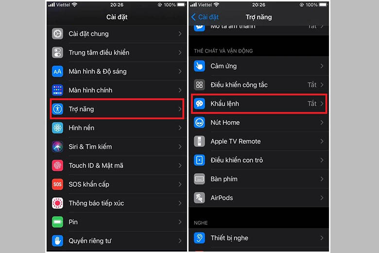 cách mở khóa iphone bằng giọng nói