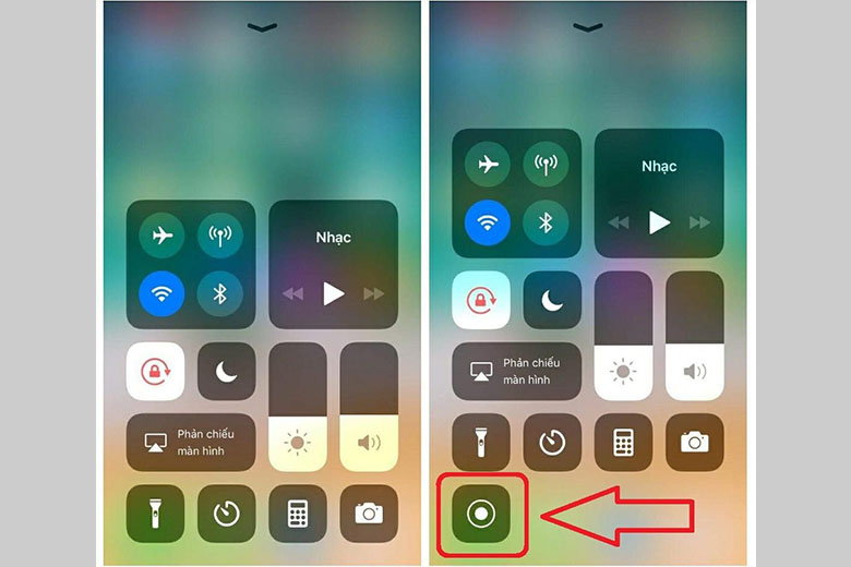quay màn hình iphone