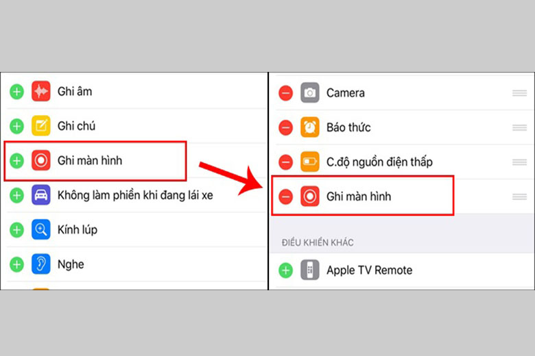 quay màn hình iphone