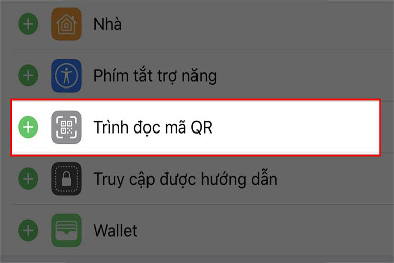 Kiểm tra mã QR trên iPhone