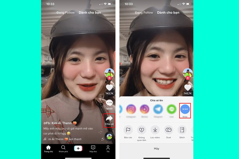 Tải video TikTok không logo trên iPhone