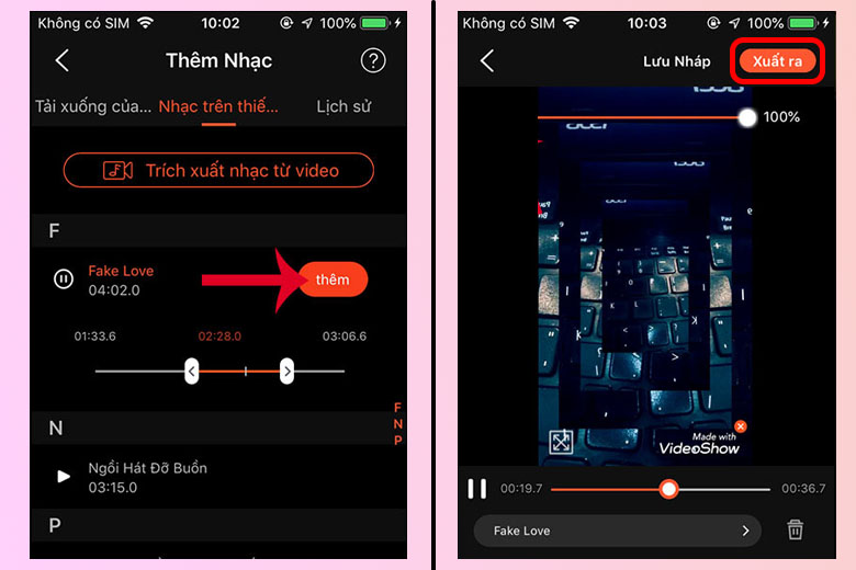 ungangeza kanjani umculo kuvidiyo ku-iphone
