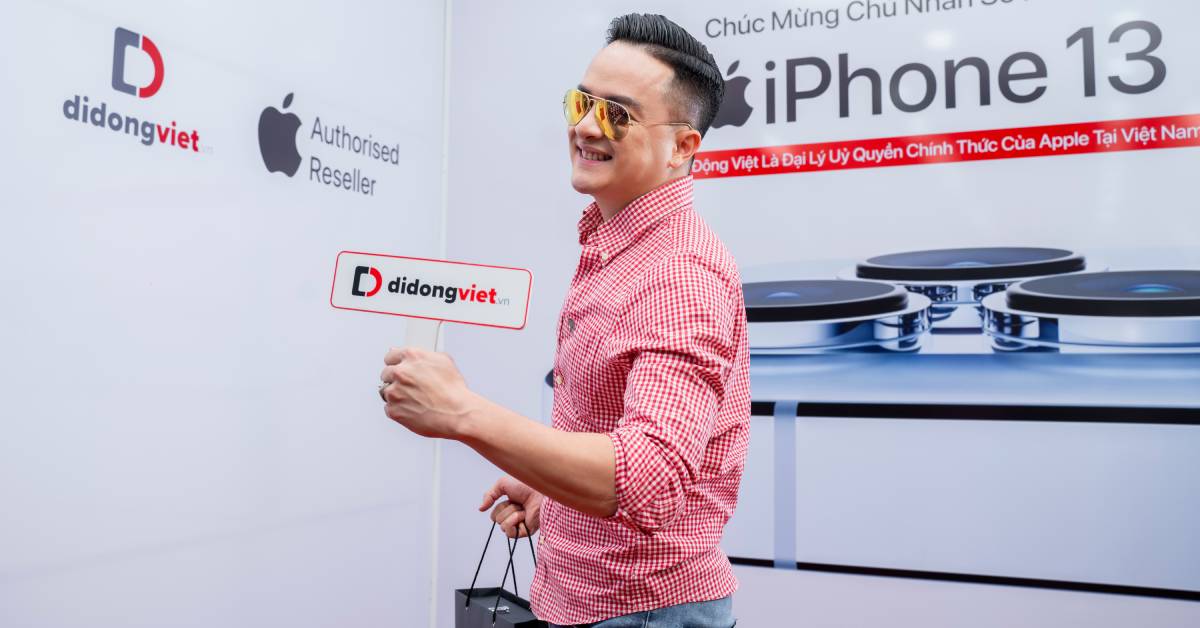 Hơn 5 năm là khách hàng thân thiết, Cao Thái Sơn tiếp tục chọn Di Động Việt để lên đời iPhone 13 Pro Max