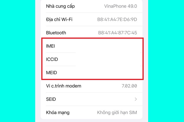 Check IMEI