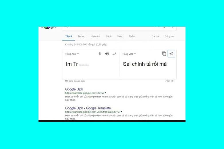 Google Dịch dối trá