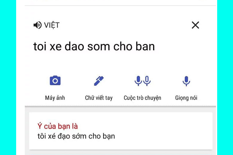 Google Dịch dối trá