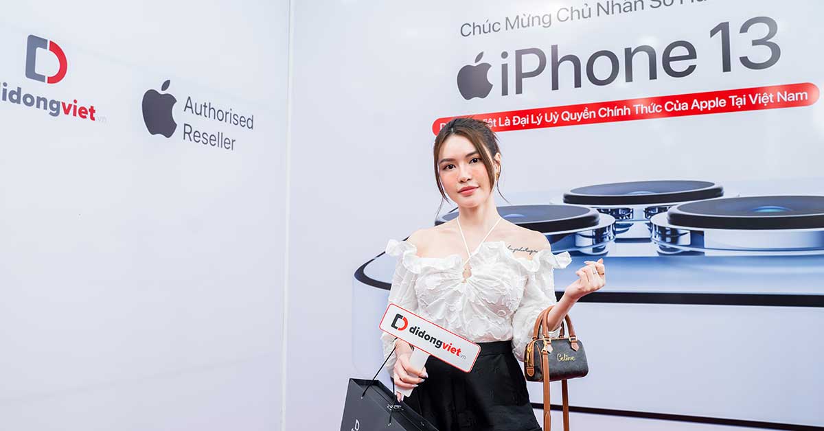 Hot KOL Lucie Nguyễn lên đời iPhone 13 Pro Max tại Di Động Việt